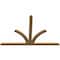 Ekena Millwork Richland Timber Gable Bracket, Western Red Cedar, 72"W x 48"H x 1 1/2"D x 3 1/2"F, 16/12 Pitch GBW072X48X0204RIC00SWR - alternate 4